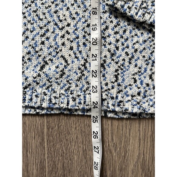 Talbots Sweater XL Petite Roll Mock Neck Pullover Knit Plus Cotton Blend Coastal - Picture 6 of 9